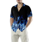 Blue Flame Hawaiian Shirt