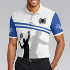 You Just Got Served Polo Shirt, Blue And White Tennis Shirt For Men, Gift For Tennis Players