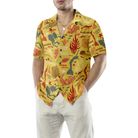 Scuba Diver And Sea Pattern V2 Hawaiian Shirt