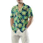 Tropical Marijuana Leaves Shirt For Men Hawaiian Shirt