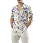 Corgi And Flowers Shirt For Men Hawaiian Shirt