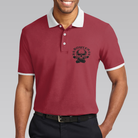 Bowling Skull Polo Shirt, American Flag Bowling Shirt For Men, Unique Bowling Apparel