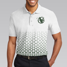 Golf Texture Aluminium Short Sleeve Polo Shirt, Triangle Geometric Polo Shirt, Best Golf Shirt For Men - Hyperfavor