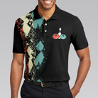 Does This Shirt Make My Ball Look Big Bowling Polo Shirt, Unique Argyle Pattern Bowling Shirt For Bowling Lovers