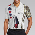 Be Skull And Goal Camouflage Polo Shirt, Your Hole Is My Goal Stripes Pattern Shirt, Camo Golf Shirt For Men