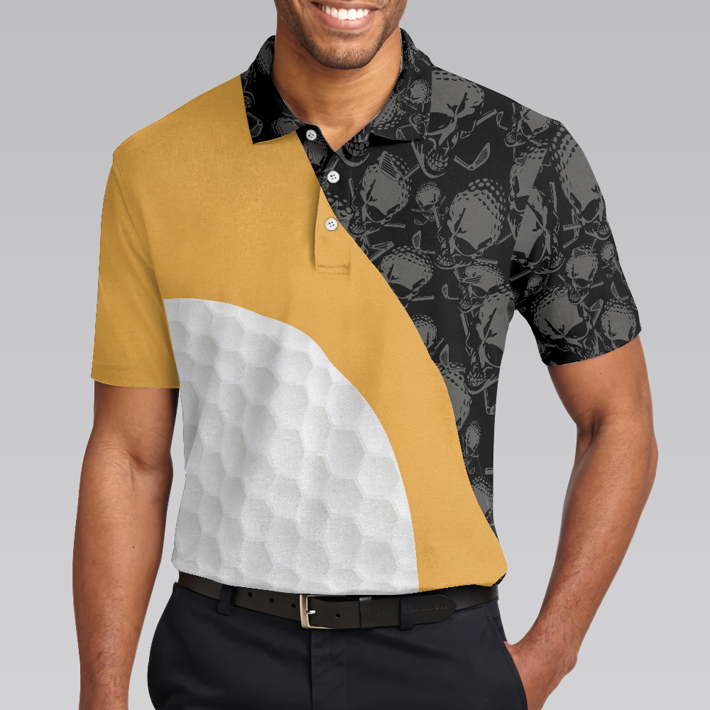 Golf Beer Repeat Polo Shirt, Colorful Golfing Shirt For Male Players, Cool Golf Gift Idea For Golfers