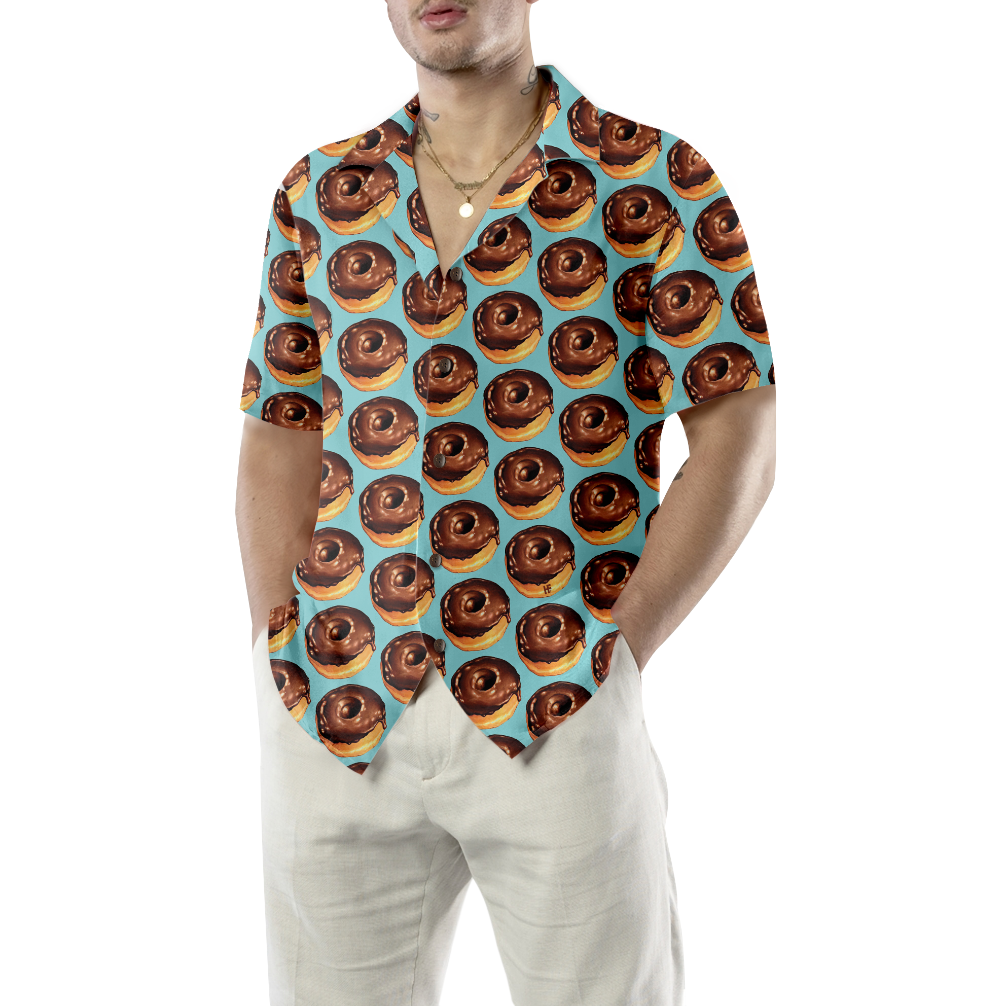Donuts Lover Shirt For Men Hawaiian Shirt