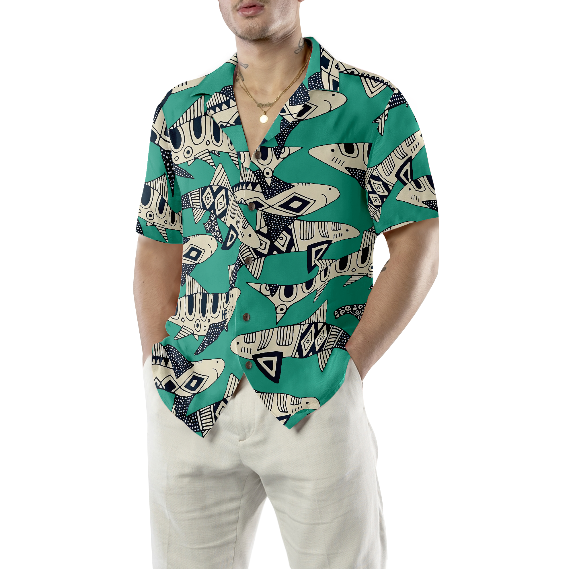 Shark Of The Ocean Hawaiian Shirt