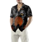 Black Cat Halloween Shirt For Men Hawaiian Shirt