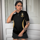 Peace Love And Light Vintage Sunset V2 Short Sleeve Women Polo Shirt