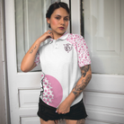 Empowered Women Empower Women Golf Pink Short Sleeve Women Polo Shirt, Golf Shirt For Ladies, Unique Female Golf Gift