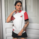 We're More Than Just Bowling Friends We're Like A Really Small Gang Short Sleeve Women Polo Shirt, Leopard Bowling Shirt