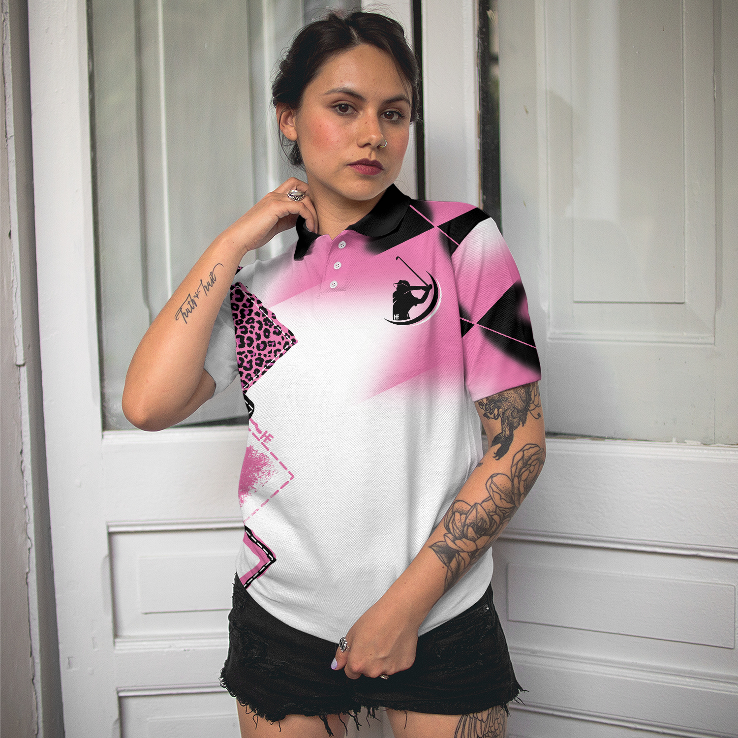 I'm A Golf Girl Just Like A Normal Girl Except Much Cooler Golf Short Sleeve Women Polo Shirt