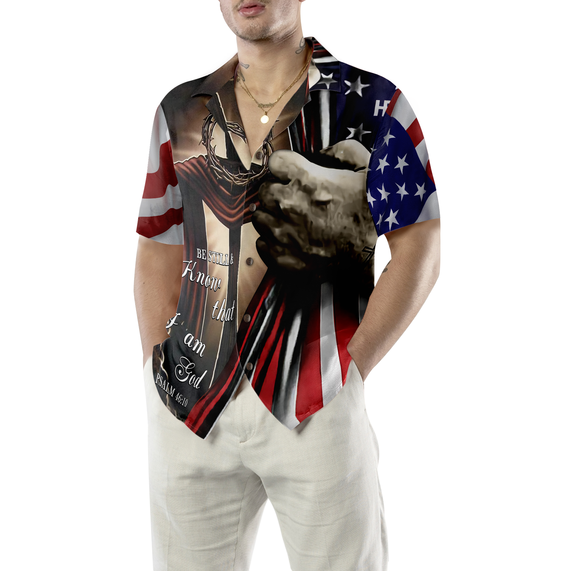Know That I Am God Hawaiian Shirt