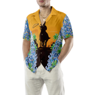 Texas Bluebonnets Rodeo Hawaiian Shirt, Casual Short Sleeve Texas Shirt, Proud Texas Flag Shirt For Men