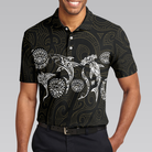 Elegant Polynesian Pattern Polo Shirt