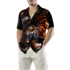 Tiger In The Dark Shirt For Men Hawaiian Shirt
