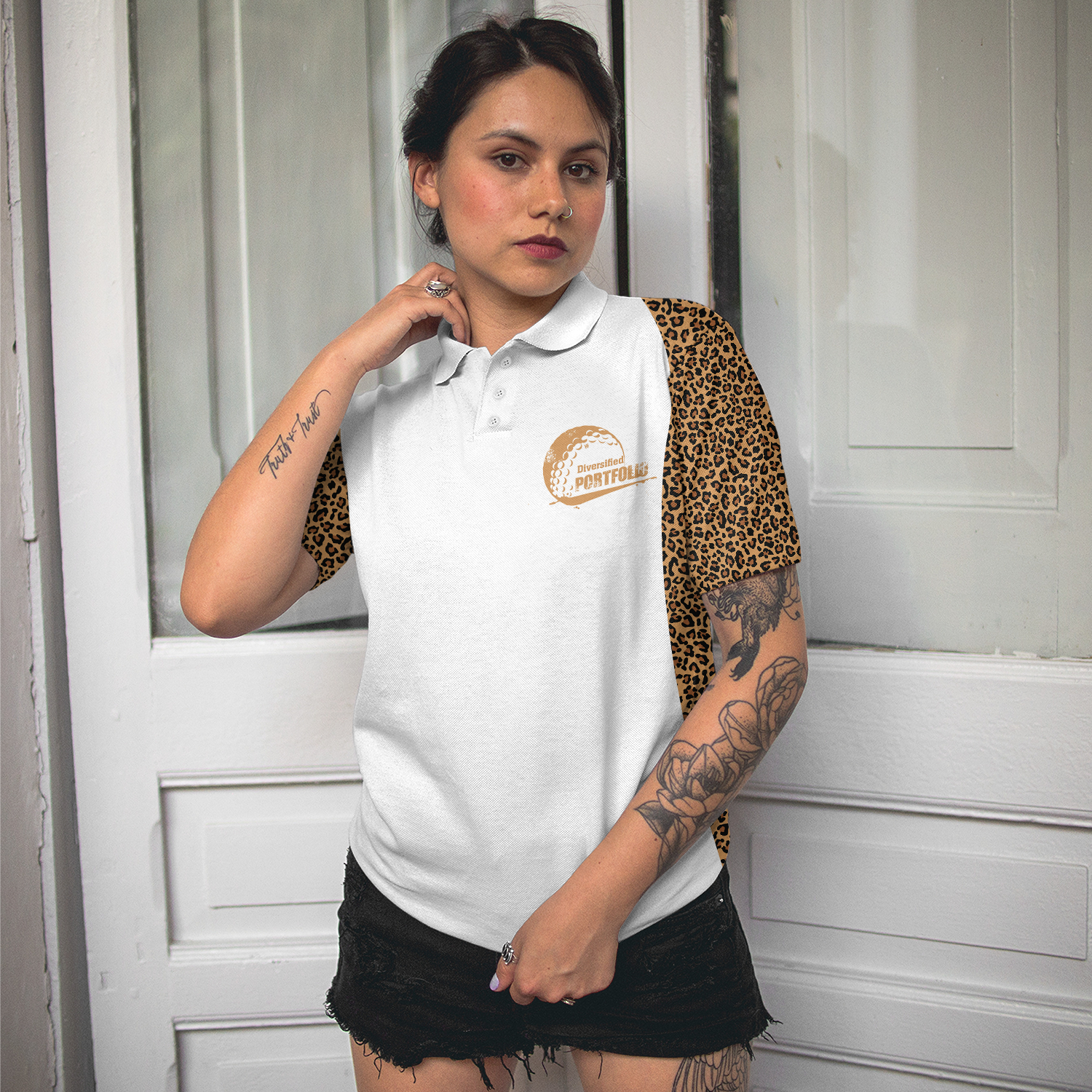 Diversified Portfolio Short Sleeve Women Polo Shirt