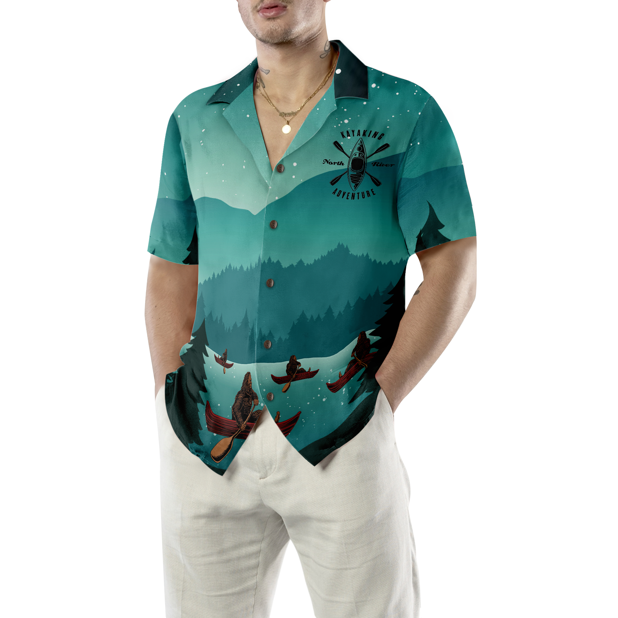 Darryl Love Kayak & Hate People Hawaiian Shirt