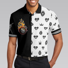 Flame Eight Ball Billiards Polo Shirt, Cute Billiards Shirt Design For Men, Best Gift Idea For Billiards Players