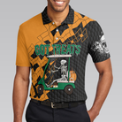 Got Golf And Got Treat Skull Golf Polo Shirt, Halloween Golf Shirt For Men, Halloween Gift For Golfers