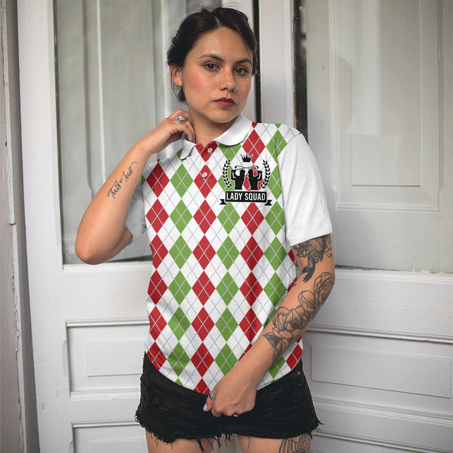 I Plan To Golf Short Sleeve Women Polo Shirt