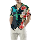 Tropical Sea Turtle And Flower Hawaiian Shirt