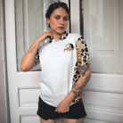 I Golf Like A Girl Try To Keep Up Leopard Pattern Short Sleeve Women Polo Shirt
