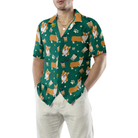 Corgi & Boba Tea Hawaiian Shirt