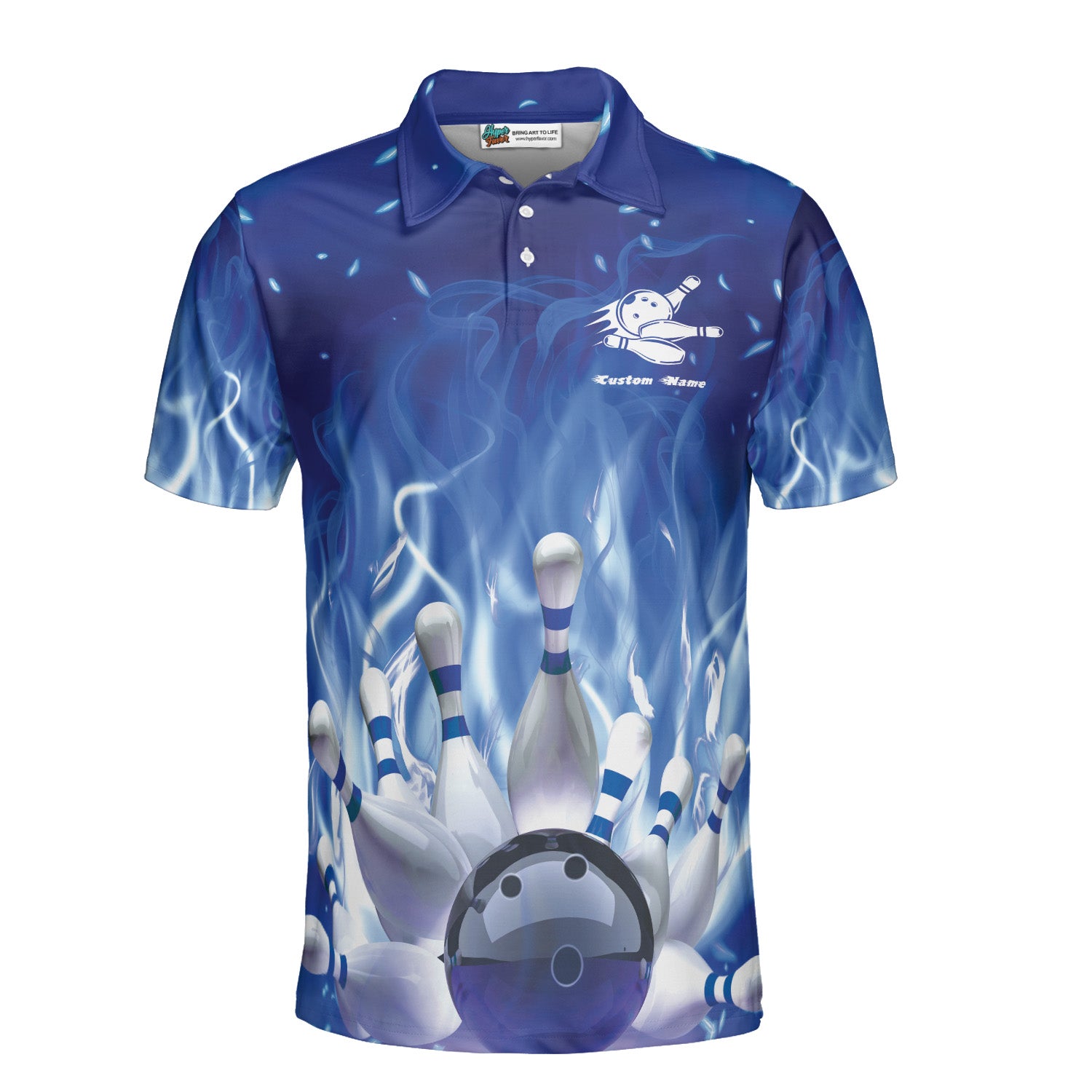 Our Drinking Team Has A Bowling Problem Custom Funny Bowling Polo Shirt