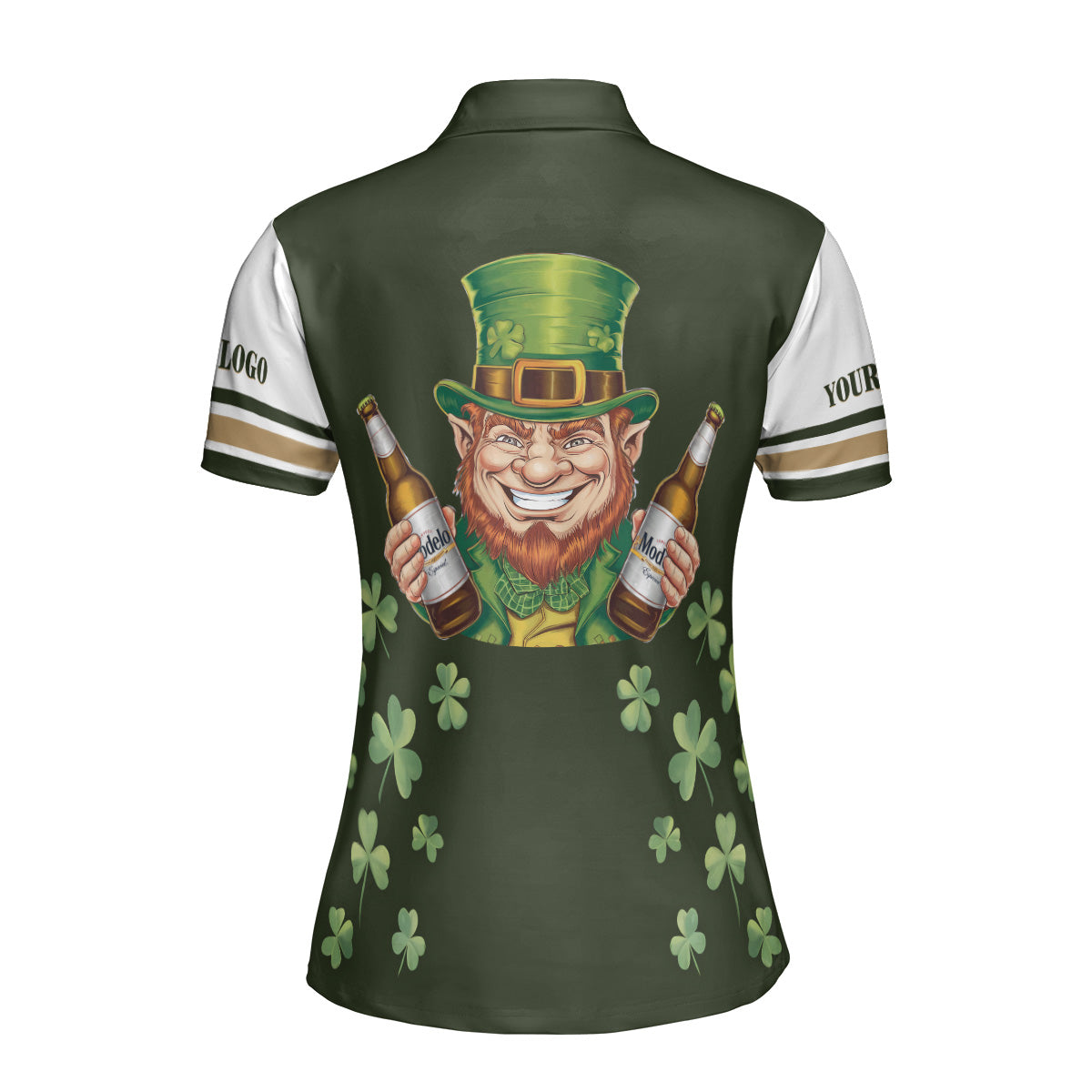 Personalized St. Patrick’s Day with Lucky Leprechaun Women’s Golf Polo Shirt