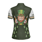 Personalized St. Patrick’s Day with Lucky Leprechaun Women’s Golf Polo Shirt