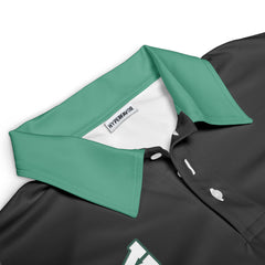 Personalized St. Patrick’s Day Men’s Billiard Polo Shirt with Shamrock and 8-Ball