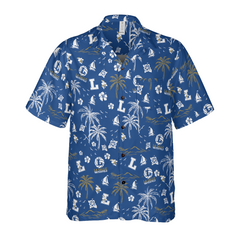 Rosa Zeibari Custom Hawaiian Shirt Blue