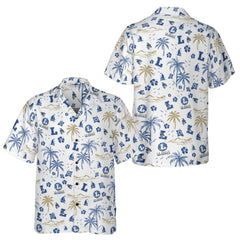 Rosa Zeibari Custom Hawaiian Shirt Blue