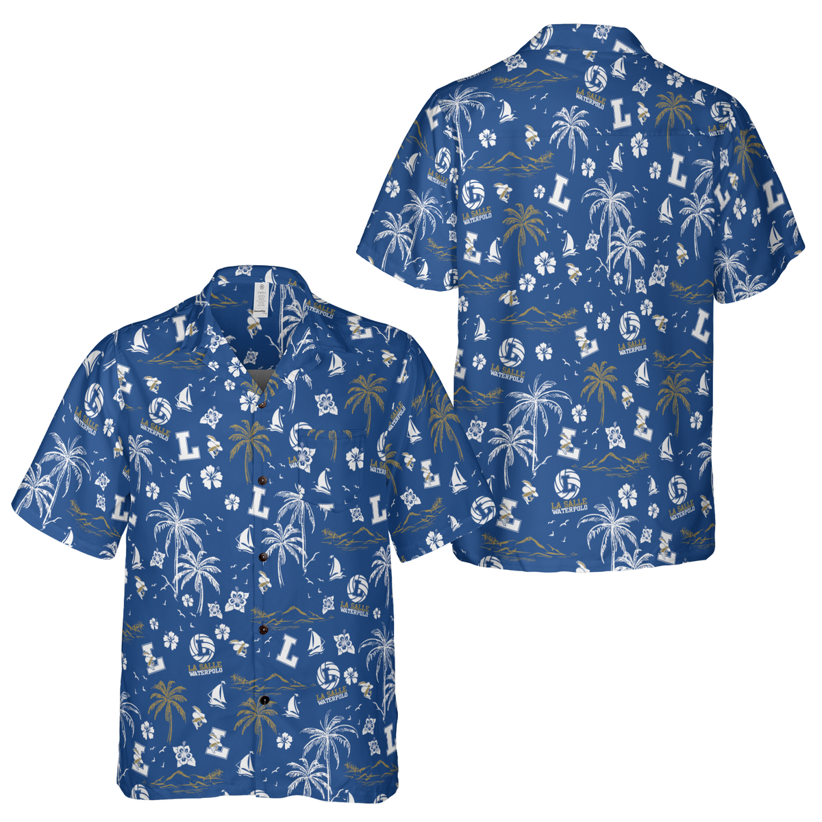 Rosa Zeibari Custom Hawaiian Shirt Blue