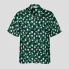 St. Patrick’s Day Clover Print Hawaiian Shirt