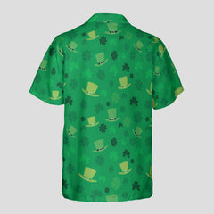 St. Patrick’s Day Lucky Leprechaun Hat Hawaiian Shirt