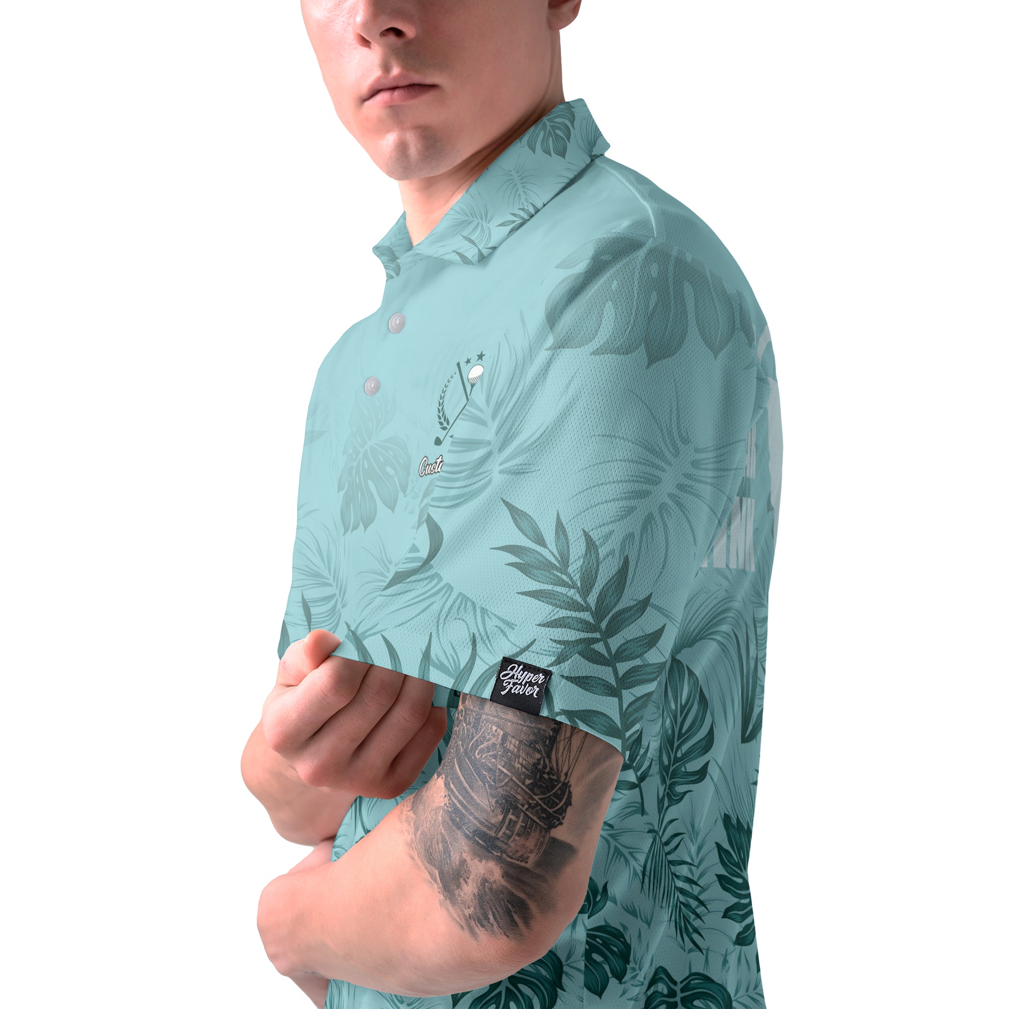 Tropicana Golf Polo Shirt – Custom Hawaiian Golf Shirt for Men