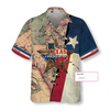 Made In Texas A Long, Long Time Ago Custom Hawaiian Shirt, State Of Texas Map Shirt, Texas Flag Shirt For Men - Hyperfavor