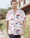 4th Of July US Pattern Hawaiian Shirt - Hyperfavor