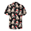 Adorable Christmas Pug Puppies Christmas Hawaiian Shirt, Best Christmas Gift For Pug Lover - Hyperfavor