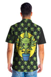 Alien Organic Marijuana Shirt For Men Hawaiian Shirt - Hyperfavor