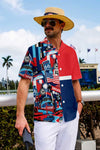 America Pop Art Hawaiian Shirt - Hyperfavor