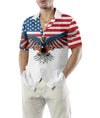 American Eagle Stay Strong Shirt For Men Hawaiian Shirt - Hyperfavor