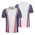 American Flag Golf Texture Custom Polo Shirt - Hyperfavor