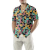 Angry Shark Seamless Pattern Hawaiian Shirt, Shark Shirt Button Up For Adults, Shark Print Shirt - Hyperfavor