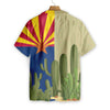 Arizona Flag Saguaro EZ16 0602 Hawaiian Shirt - Hyperfavor
