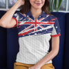Australian Flag Golf Texture Polo Shirt - Hyperfavor