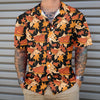 Autumnal Leaves With Turkey Meat Hawaiian Shirt, Best Gift For Thanksgiving Day - Hyperfavor